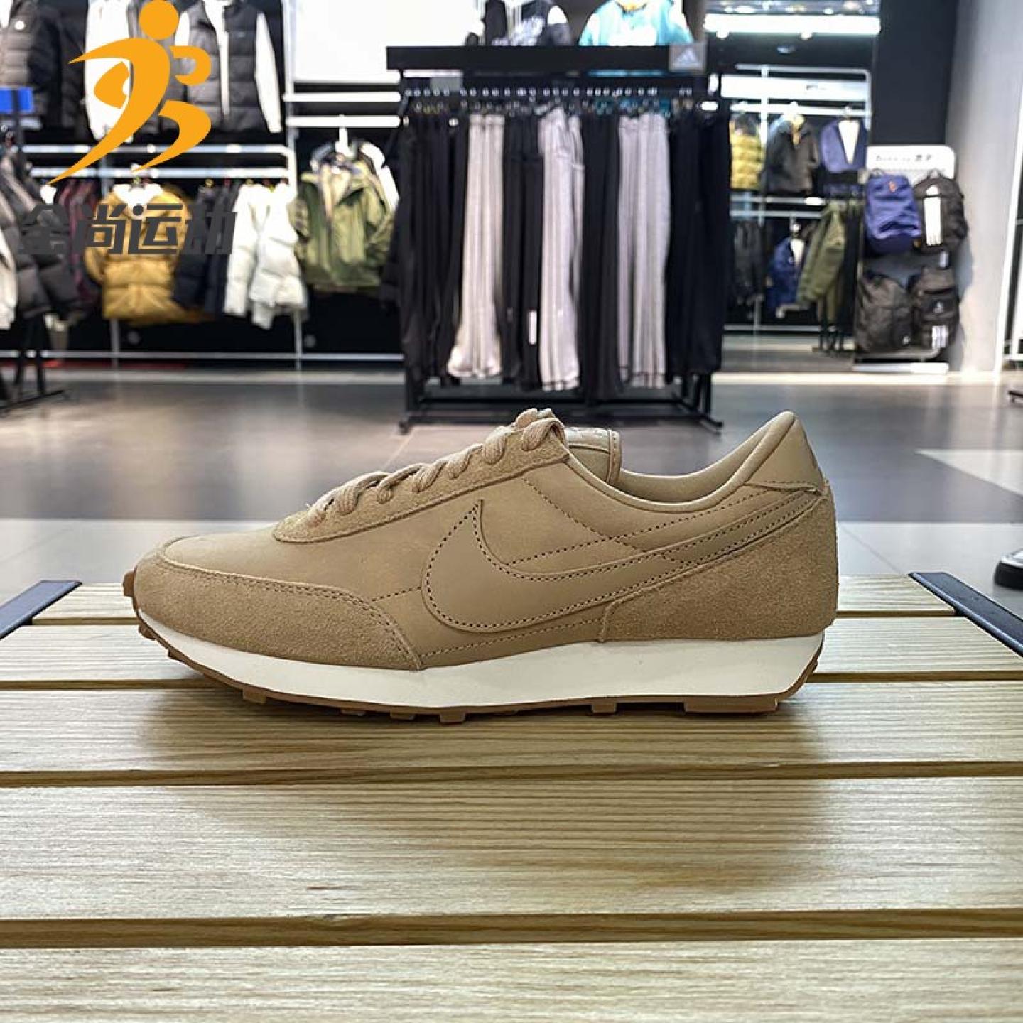 耐克卡其色运动鞋女鞋2022