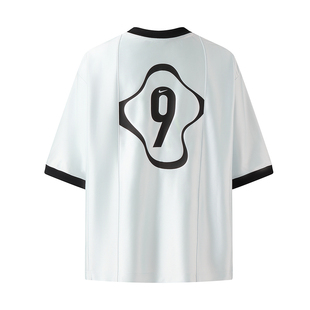 V领II1939 饰宽松短袖 095 复古球衣风球衣女子蕾丝装 Nike耐克短袖