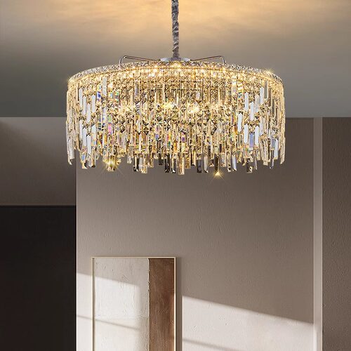 客厅水晶灯2026新款轻奢大气餐厅主灯现代奢华主卧室房间水晶吊灯