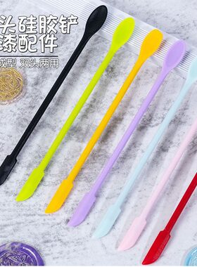 火漆硅胶刮刀双头勺壁清理