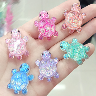 新款流沙夜光迷你超大乌龟对对碰发光小鼻嘎三丽高颜值鸥盲袋玩具