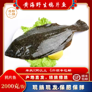 丹东鸦片鱼鲽鱼石浆鱼海鲜鲜活