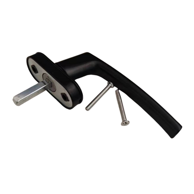 门窗把手窗户黑色平开配件把手