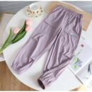 薄款 长裤 儿童速干运动裤 新款 子 女童防蚊裤 中大童休闲宽松裤 夏季