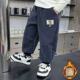 加绒加厚休闲运动长裤 男童裤 灯芯绒卫裤 儿童新款 子春秋冬季 童装