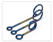 线夹烧钛电动摩托车电摩改装 自定义拉线卡油管支架