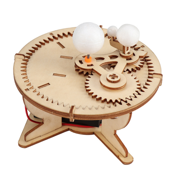 中学老师教具物理小实验科教创意拼装三球仪地月日天文模型配件包