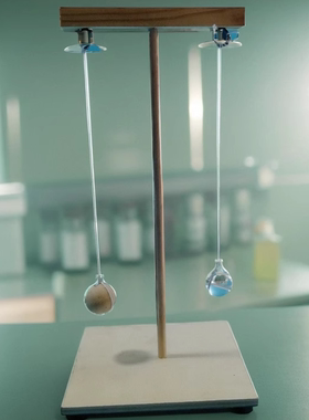 创意木质手动拼装diy钟摆仪物理实验架学校教具惯性模型学生礼物