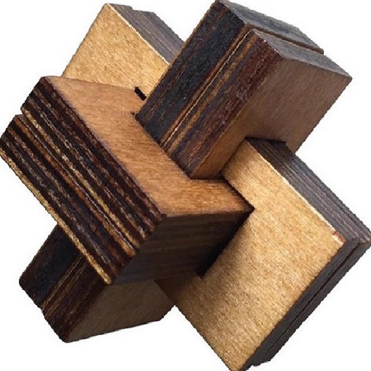 鲁班锁六通孔明锁创意科教礼物