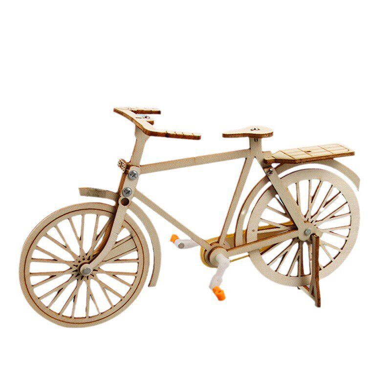 物理教具科技馆展 科学实验拼装制作科教学具 自行车小模型材料包