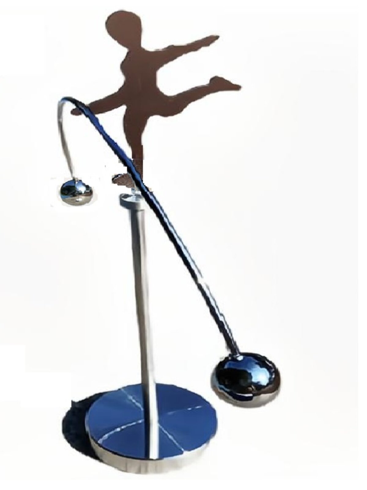 MIDDLE SCHOOL PHYSICAL SCIENCE EXPERIMENTS CREATIVE SCIENCE AND EDUCATION CLUBS PRIZES SMALL GIFTS WROUGHT IRON BALANCE TWO-FOOTED ONE-LEGGED VILLAIN
