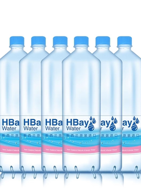 纽湾新西兰原装纽湾HBay天然泉水矿泉水母婴水1.5L*6大瓶