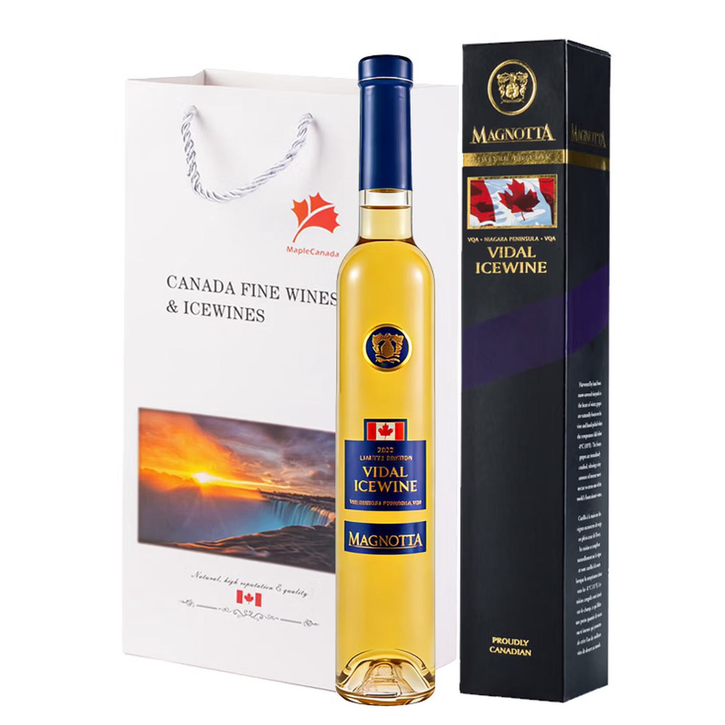 玛格诺塔加拿大Magnotta限量版冰酒VQA轻奢375ml 维代尔白冰酒