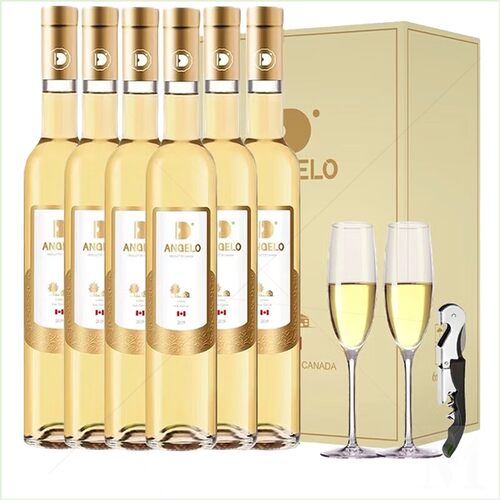 帝安吉乐D‘ANGELO加拿晚收冰白葡萄酒甜型维代尔375ml*6支