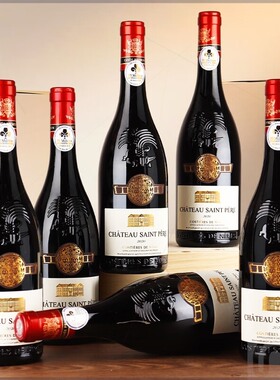 CANIS FAMILIARIS布多格法国原瓶红酒雷姆城堡干红葡萄750ml*6支