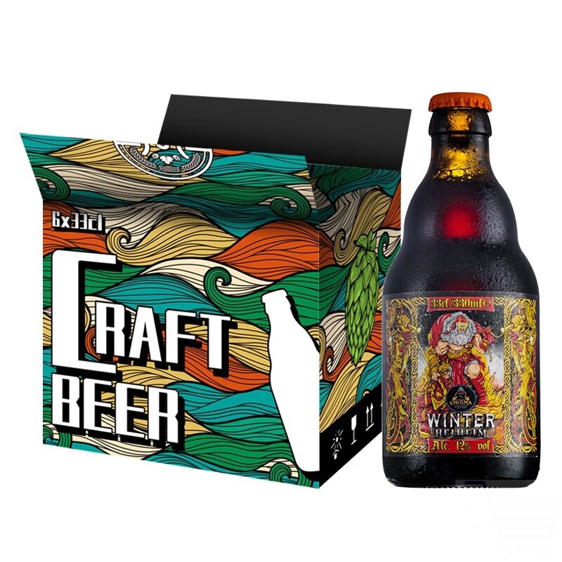 密码大师冬季烈性艾尔 精酿啤酒 330ml*6瓶 整箱装 比利时进口