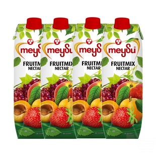 梅苏 土耳其原装进口 复合果汁饮料1L*4大瓶聚会 果蔬汁