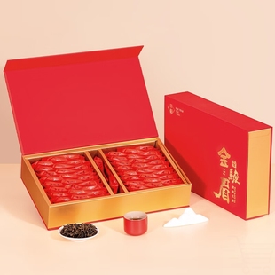 华源茶业 正宗武夷山红茶叶特级金骏眉年货送长辈高档送礼盒250g