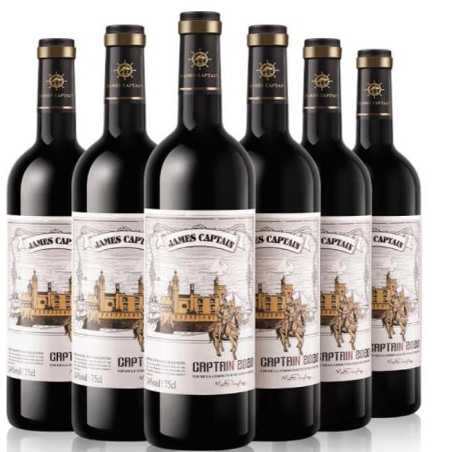 韦顿庄园 VDRN MANOR法国骑士干红葡萄酒礼盒750ml*6支整箱