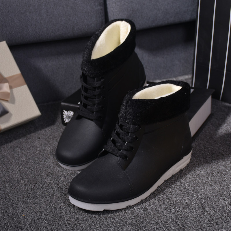 Chaussures - bottes caoutchouc homme pour hiver - semelle tendon - Ref 961386 Image 3