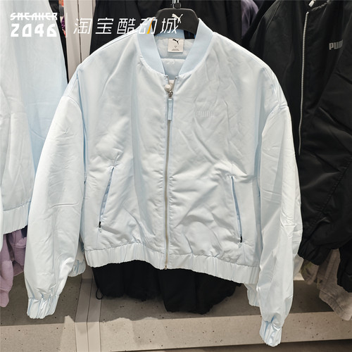简约飞行员夹克宽松棉服外套