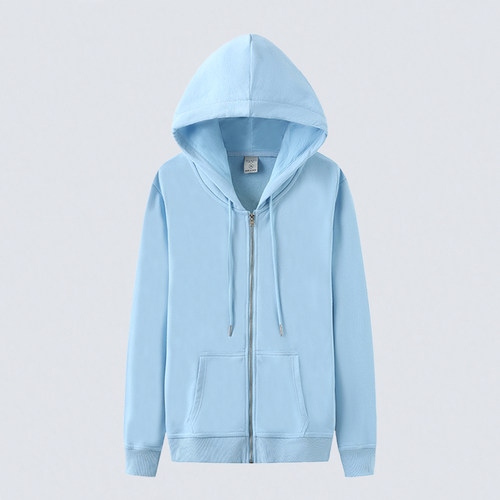 春新款宽松纯棉休闲开衫卫衣外套