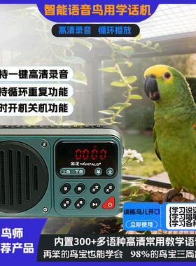 鹦鹉学说话神器八哥鹩哥复读机
