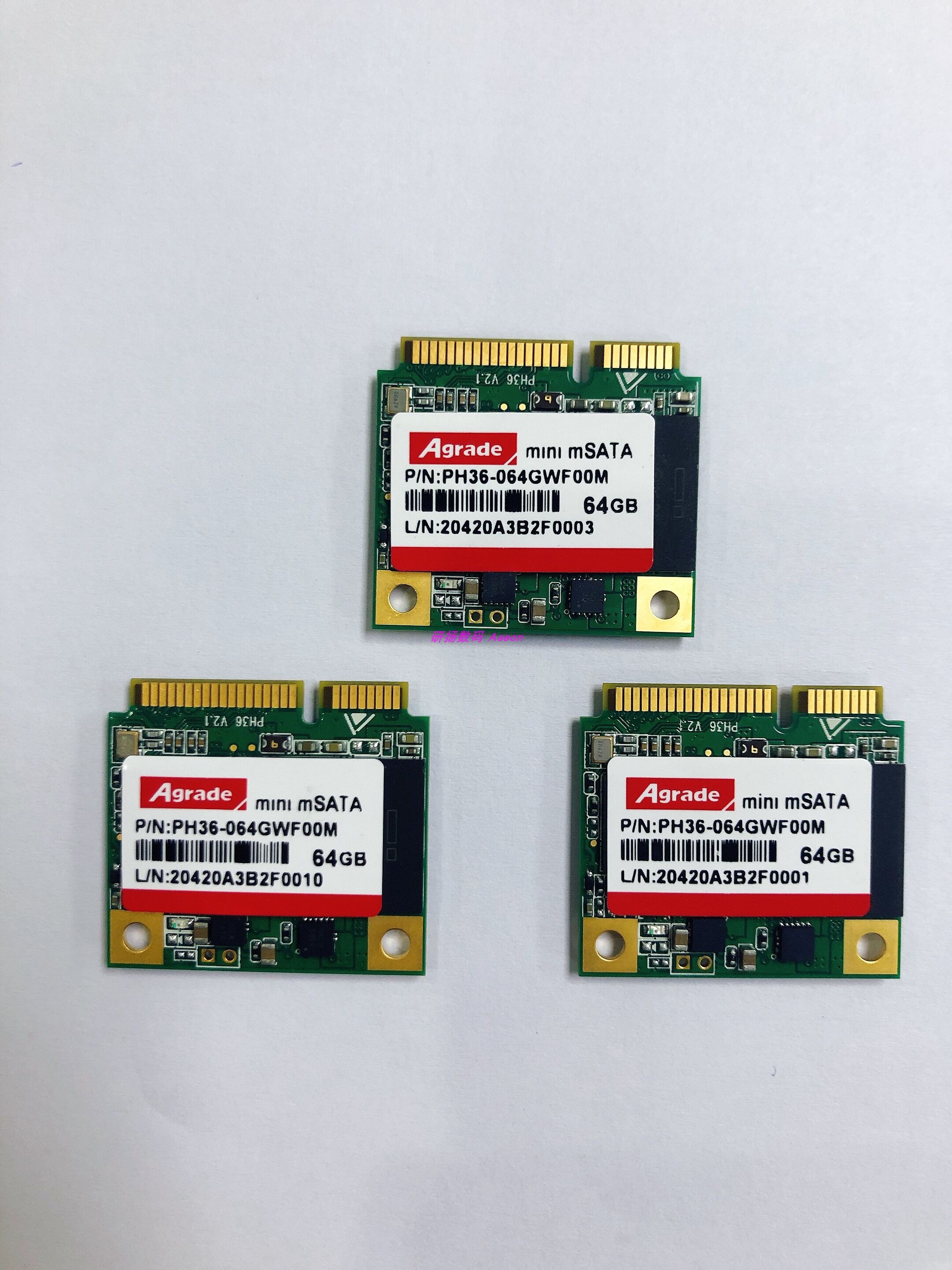 Agrade 工业级 Msata SSD PH36-064GWF00M 宽温 固态硬盘 全新