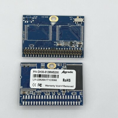 Agrade 工业级电子盘512M IDE 44PIN直插式DH30-512MWS200 宽温