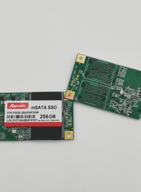 Agrade睿达 工业级MLC PS36-256GWF00M 宽温 mSATA 256GB固态硬盘
