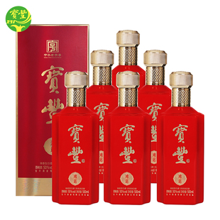 【酒厂直营】宝丰酒 50度鸿运 500ml*6瓶清香型婚宴白酒整箱