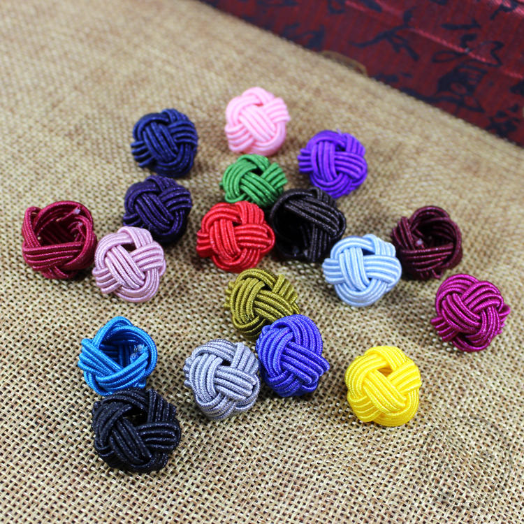 diy饰品配件进口亮光线硬质流苏帽子四线手工编织菠萝菠萝球小号