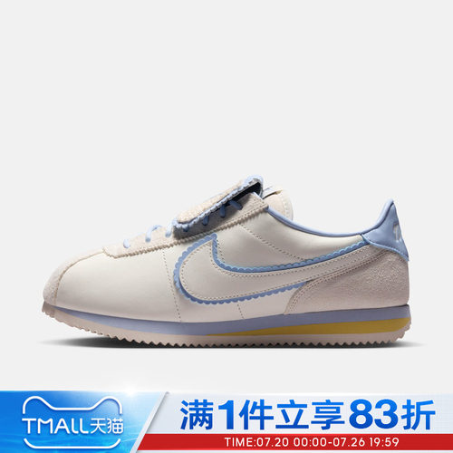 NIKE耐克女鞋CORTEZ复古跑鞋薄底百搭舒适运动休闲鞋IW6363-117