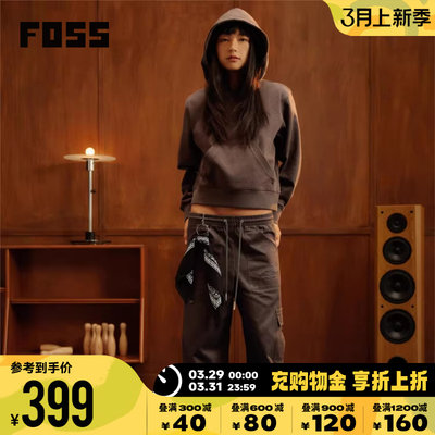 潮牌卫衣foss运动休闲