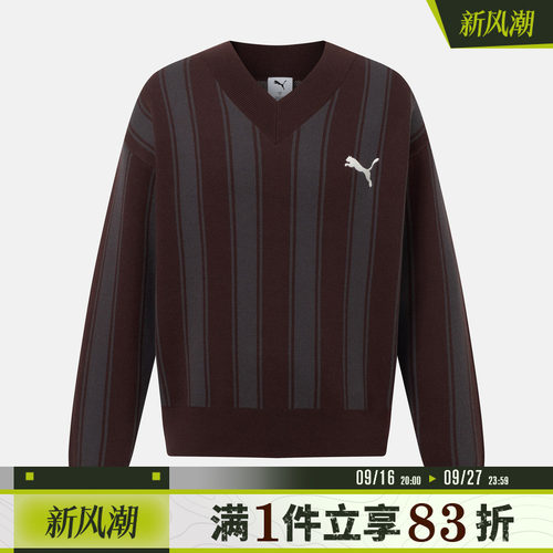 puma彪马男子SHARP NIGHT SWEATER运动休闲套头衫毛衣63970933