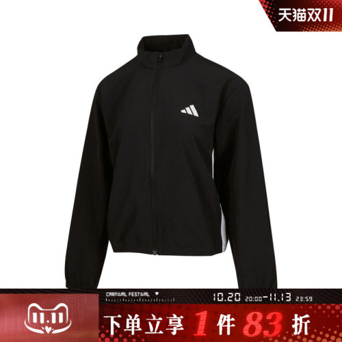 adidas阿迪达斯女子TE 3S WOVEN JKT运动健身夹克外套JD6539