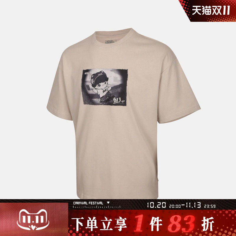 VANS范斯男子AP DIMOO GBU SS TEE运动休闲短袖T恤VN000ZSWEN9