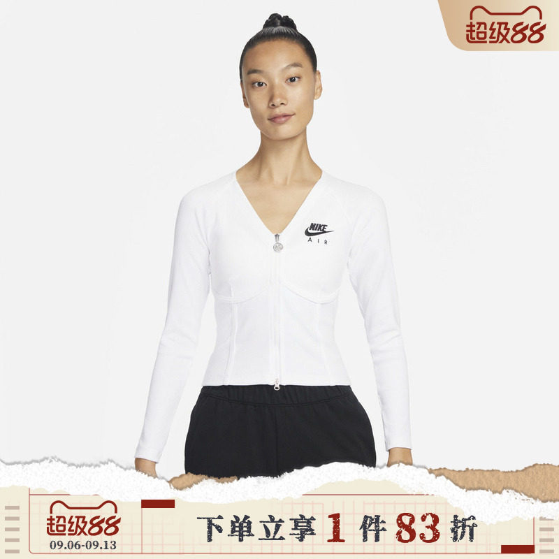NIKE耐克女子Women's Long-Sleeve运动休闲长袖T恤FD2377-100图片