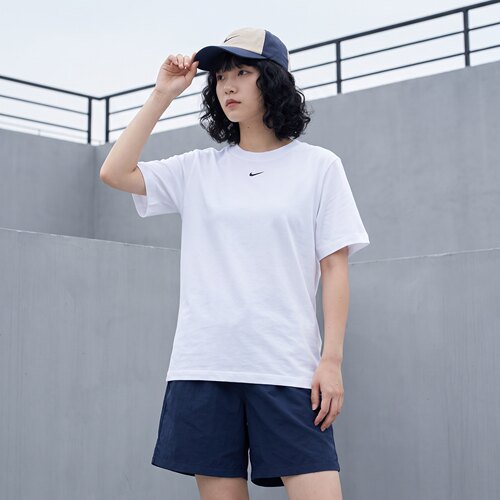 NIKE耐克女子W NSW TEE ESSNTL LBR运动针织短袖T恤FD4150-100
