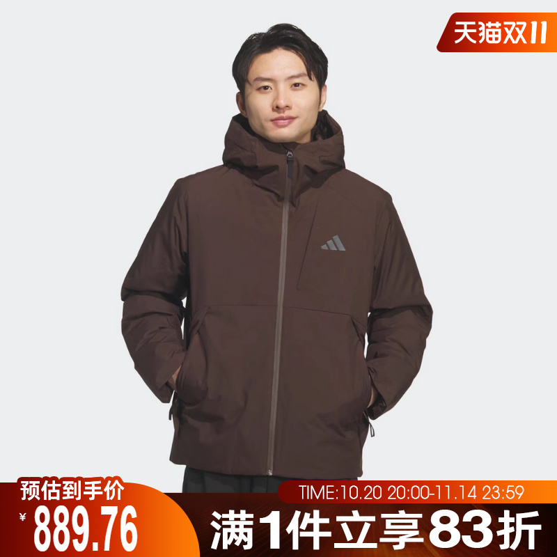 adidas阿迪达斯男子TECH DOWN JKT运动休闲羽绒服KQ5504