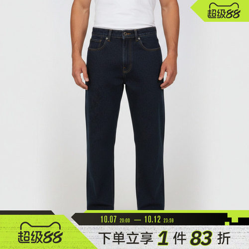 VANS范斯男子Check-5 Loose Denim运动休闲长裤VN000PH6DRR