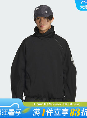 adidas阿迪达斯男子FOS运动休闲连帽套头衫卫衣KS0052