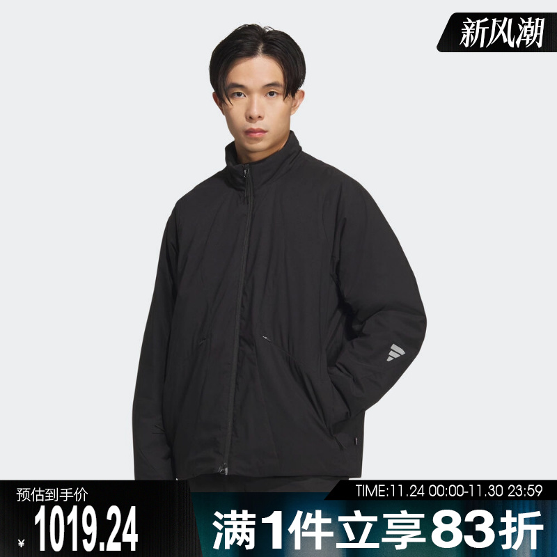 adidas阿迪达斯男子FOS运动休闲立领棉服外套KC2567