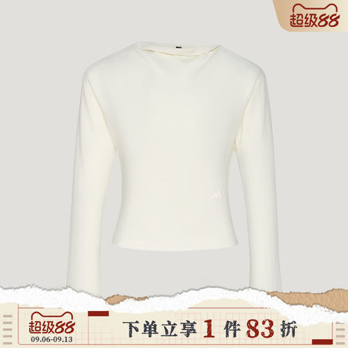 adidas阿迪达斯女子SWEAT TOP运动休闲长袖T恤KX0307
