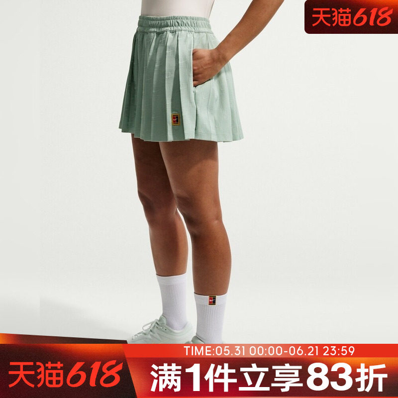 NIKE耐克女子运动休闲短裤高腰网球裙裤IB0770-006