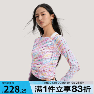 T恤KR7600 adidas阿迪达斯女子长袖