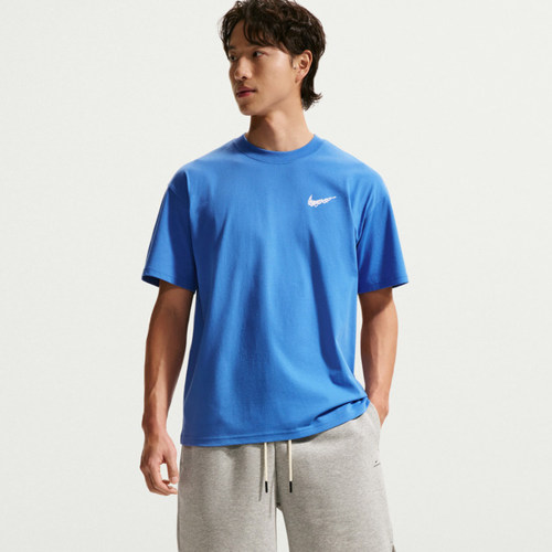 NIKE耐克男子宽松圆领短袖夏季运动休闲T恤II0692-427