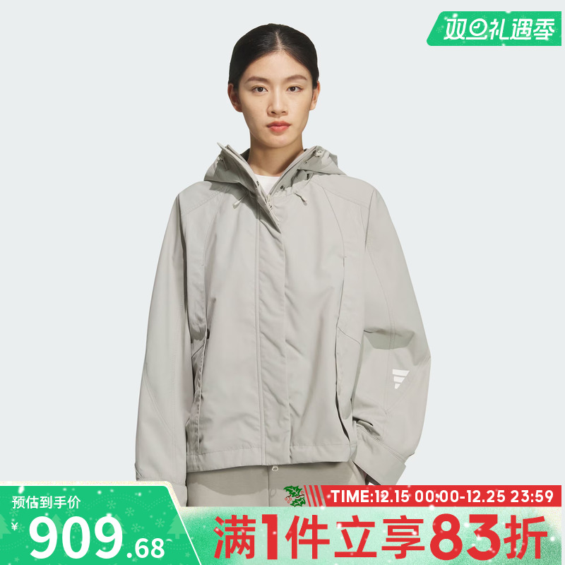 adidas阿迪达斯女子FOS W WVN JKT运动健身夹克外套KS0066