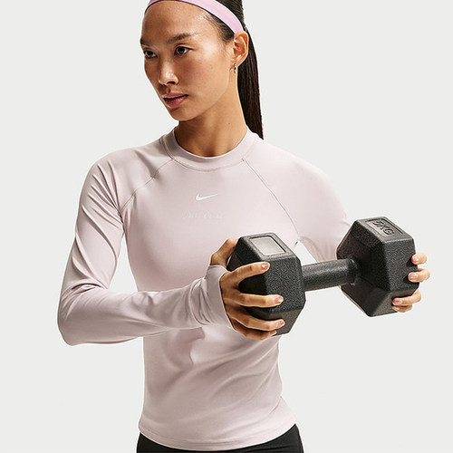 NIKE耐克女子AS PRO DF LS BASELAYER运动休闲长袖T恤JA4428-019