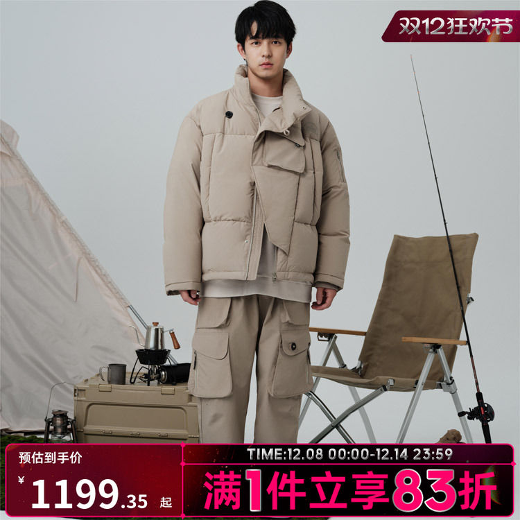 休闲运动羽绒服FOSS立领日系